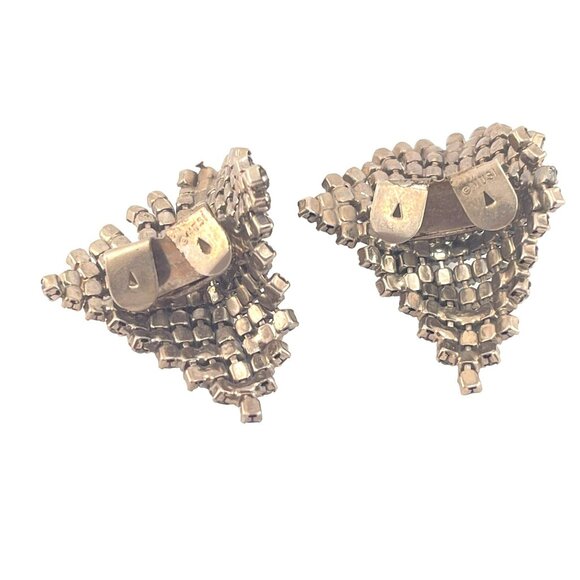 Musi Vintage Shoe Clips Rhinestone circa 1955 - Picture 6 of 6